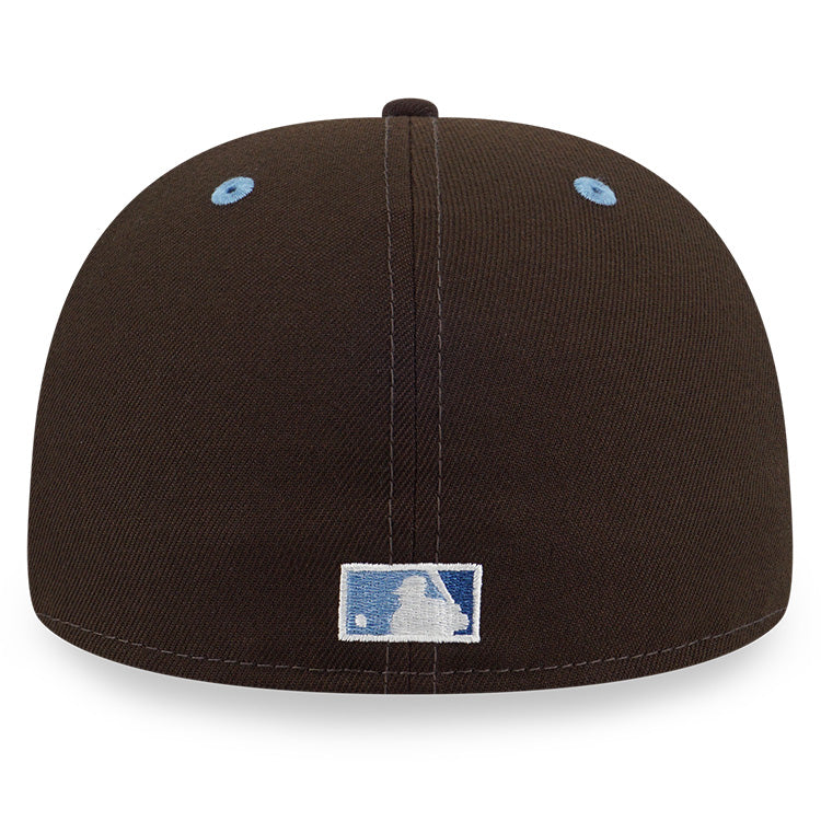 Los Angeles Dodgers MLB Easter Birdseye Blue on Walnut 59FIFTY Fitted Cap