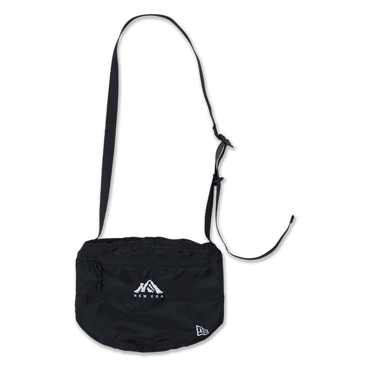 New Era Mountain Logo Black Drawstring Shoulder Bag