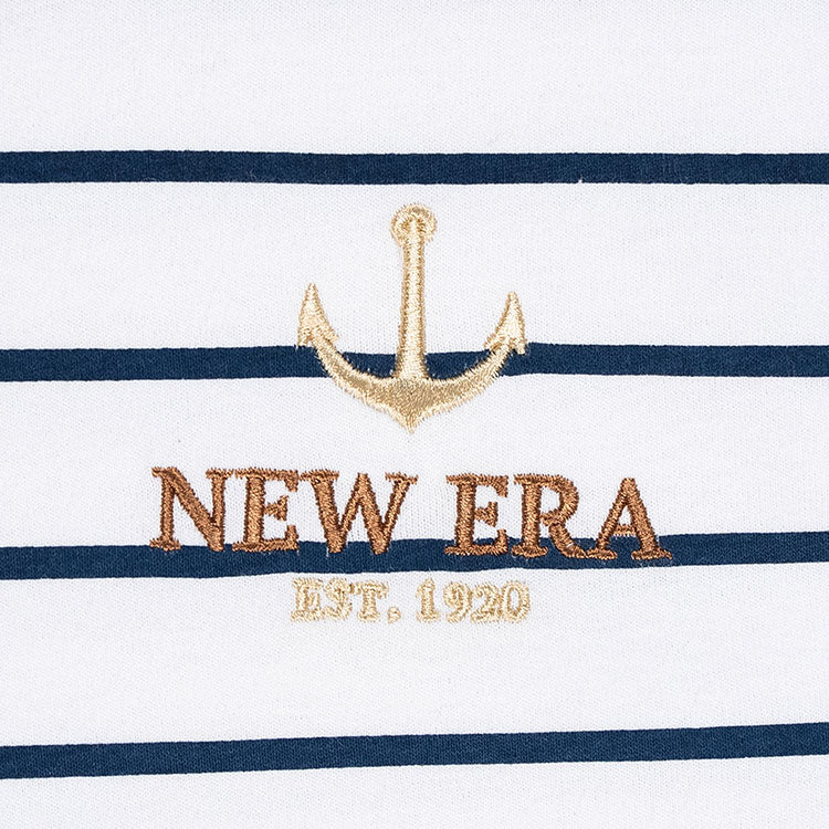 New Era Sailor Club White Women Crop Top T-Shirt