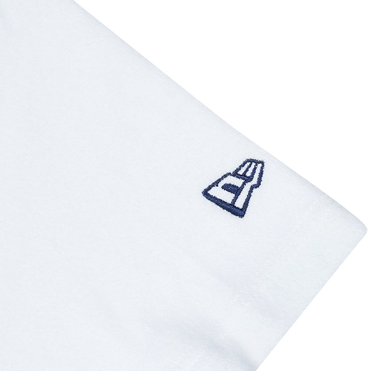 New Era Sports Club Tennis White Short Sleeve Terry Cloth T-Shirt