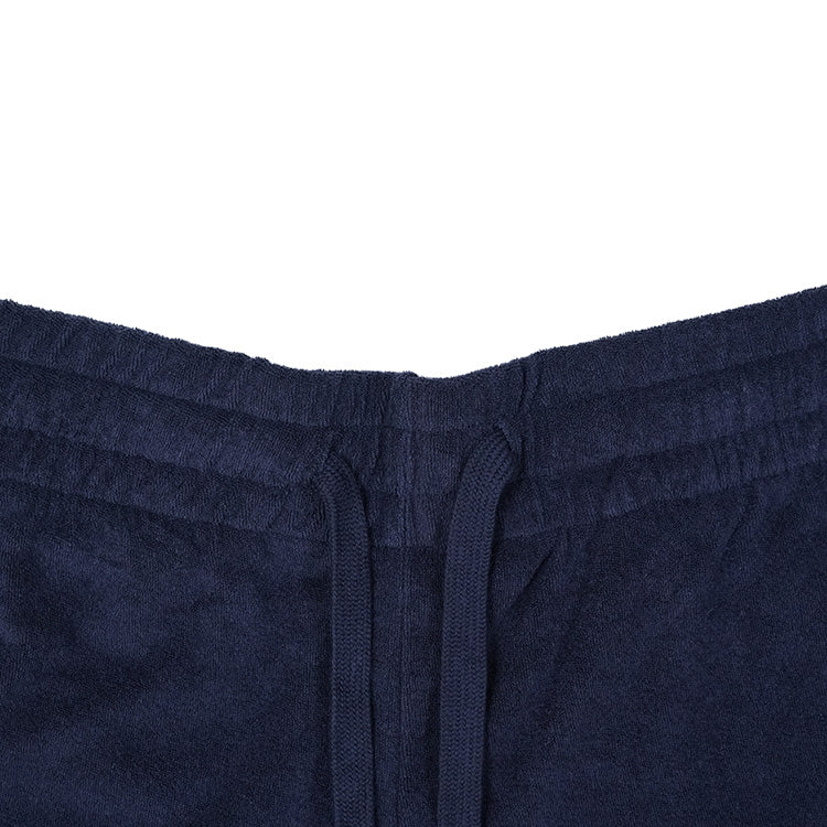 New Era Sports Club Tennis Navy Terry Cloth Shorts