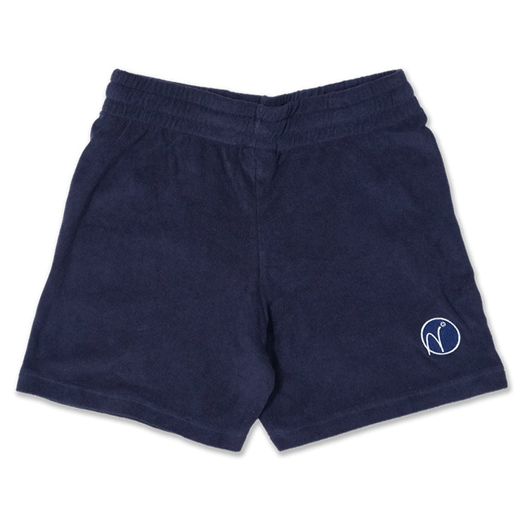 New Era Sports Club Tennis Navy Terry Cloth Shorts