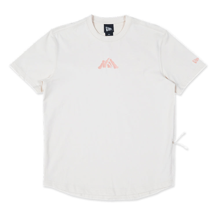 New Era Mountain Logo Light Cream Short Sleeve T-Shirt