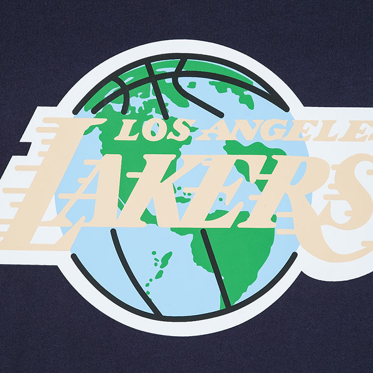 Los Angeles Lakers NBA World Navy Short Sleeve T-Shirt