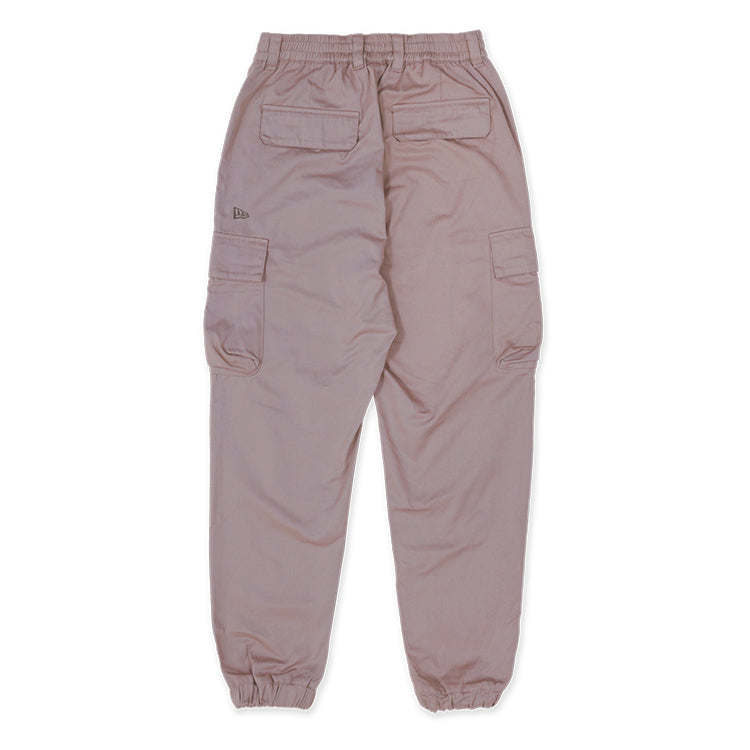 New Era Mountain Logo Ash Brown Nylon Cargo Pants