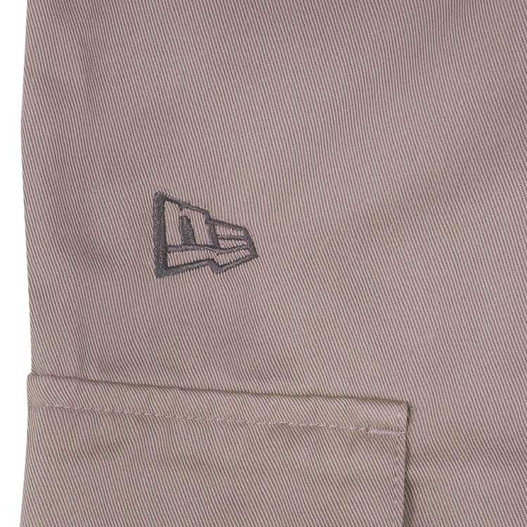 New Era Mountain Logo Ash Brown Nylon Cargo Pants