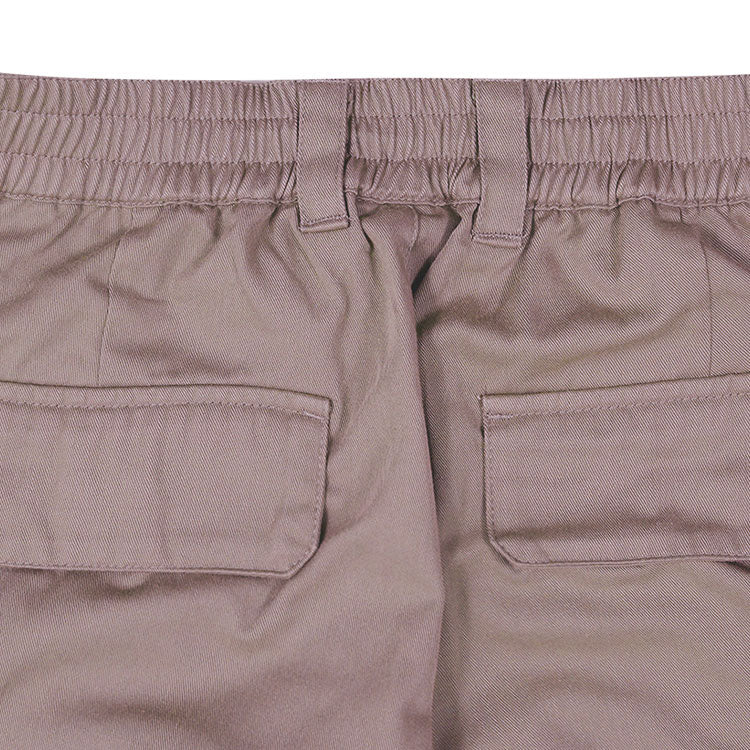 New Era Mountain Logo Ash Brown Nylon Cargo Pants