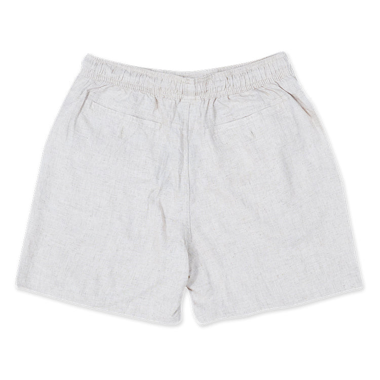 New Era Soft Nature Linen Light Cream Shorts