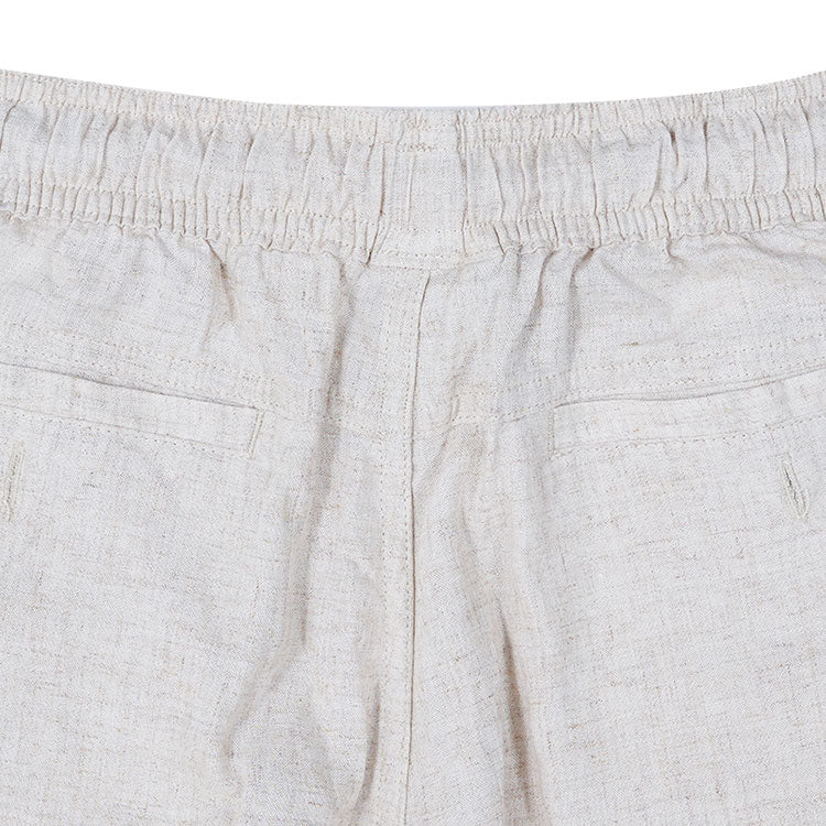 New Era Soft Nature Linen Light Cream Shorts