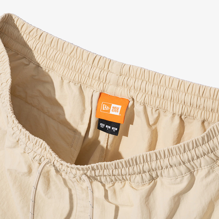 New Era Outdoor Beige Woven Pocket Shorts