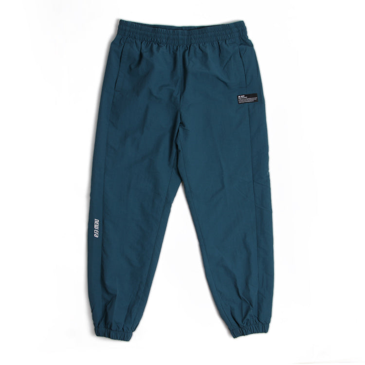[New Era]★TECH NYLON TRACK PANTS New Era Tech Color Block Reflective Pond Dark Green Nylon