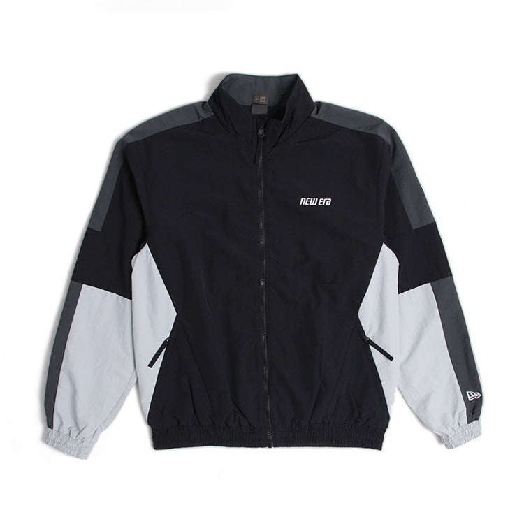 New Era Tech Color Block Black Tracksuit Jacket