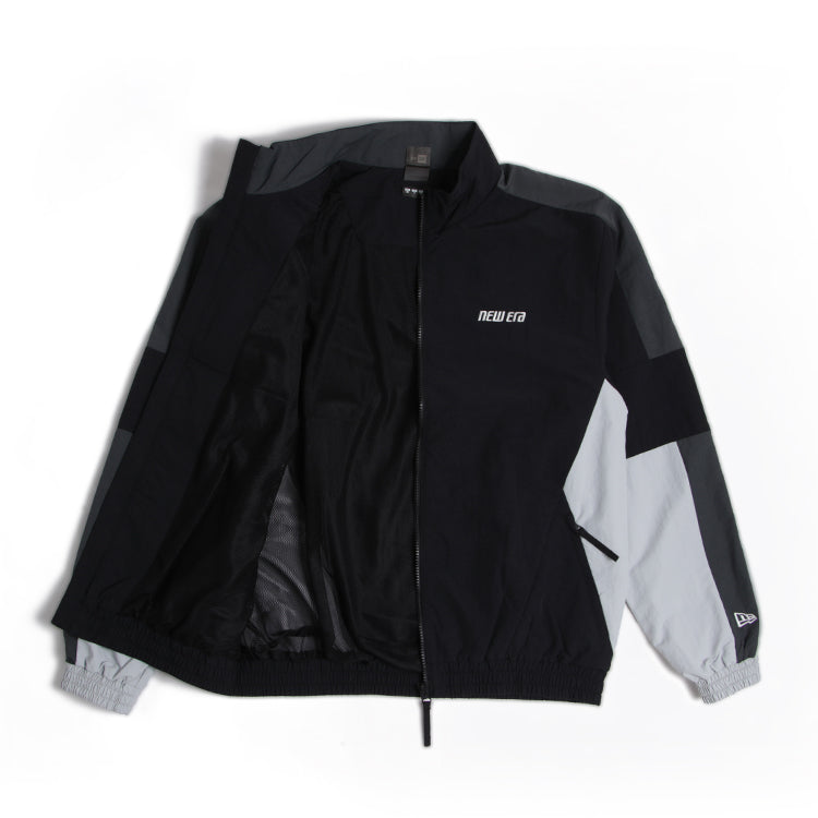 New Era Tech Color Block Black Tracksuit Jacket