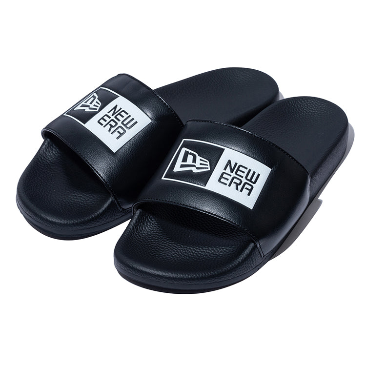 New Era Box Logo Black Slides