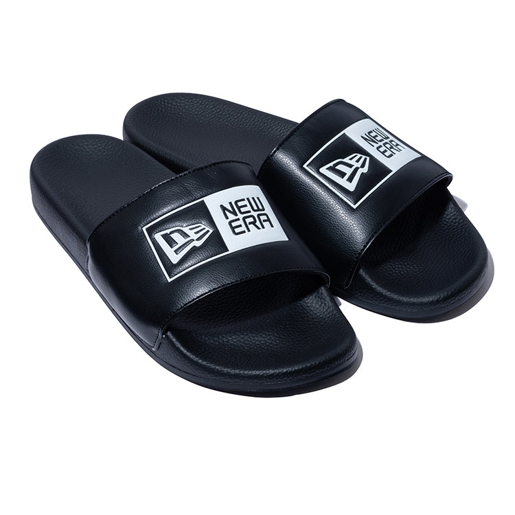 New Era Box Logo Black Slides