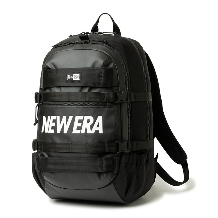 New Era Wordmark Skateboard Urban Pack Black White Backpack Bag