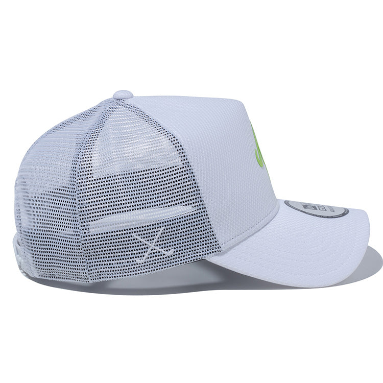 New Era Classic NE White 9FORTY A-Frame Trucker Adjustable Cap