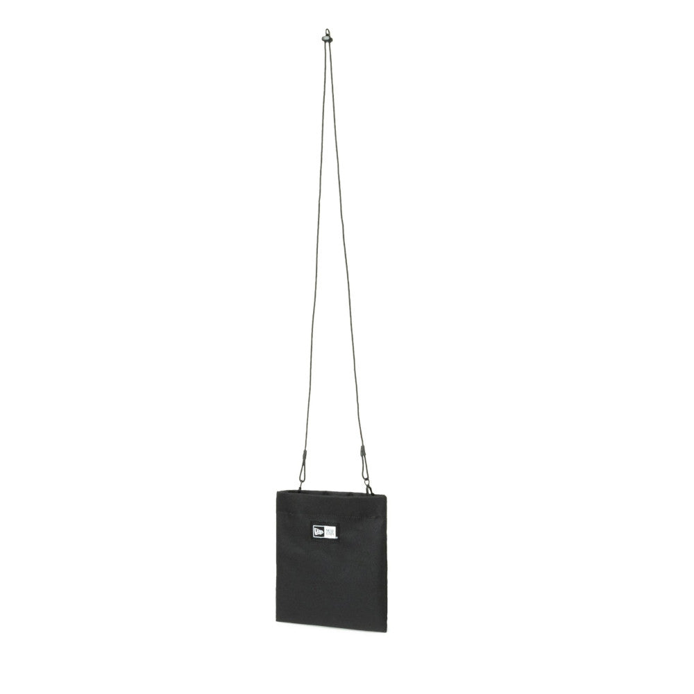 New Era Box Logo Flat Neck Black Pouch