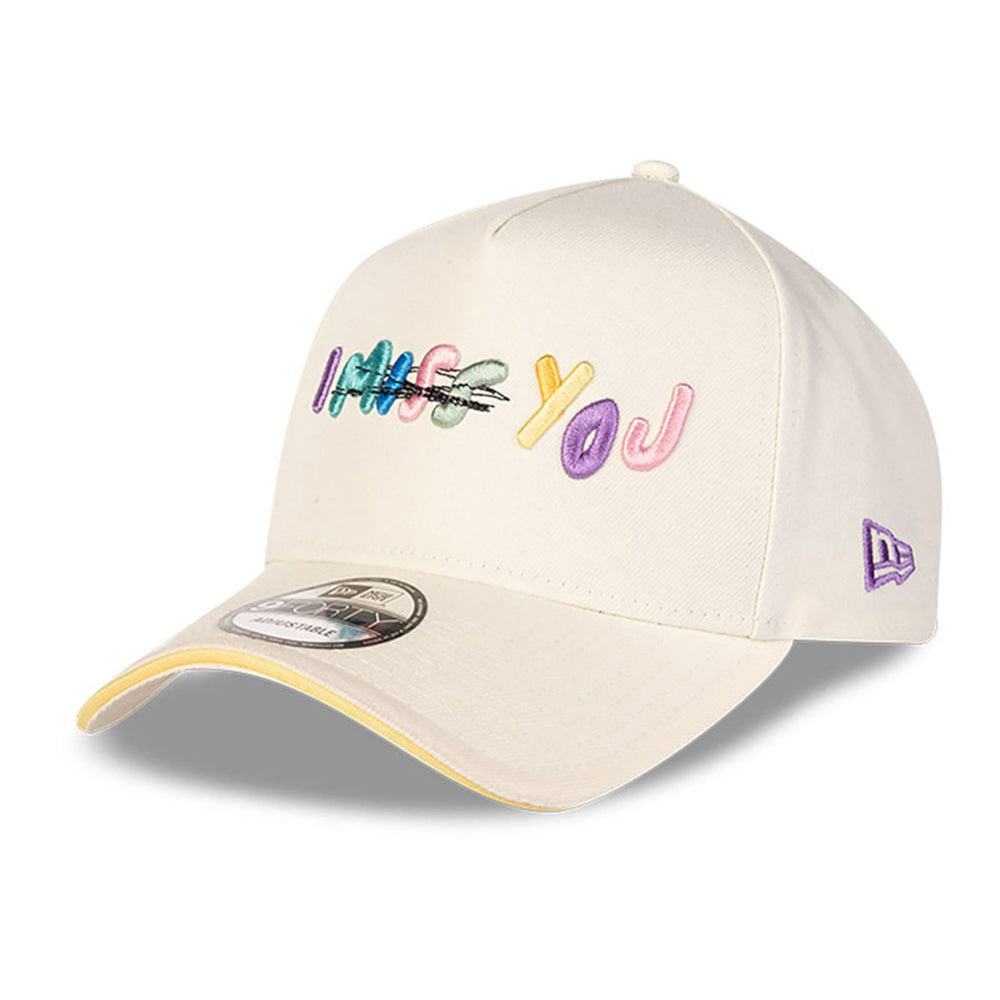 Ricardo Luévanos x New Era Off White I Miss You 9FORTY A-Frame Snapback Cap