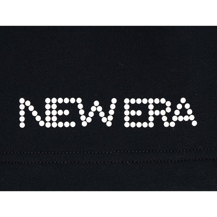 New Era Wordmark Savor The Moment New Era Pearl Black Women Knit Shorts