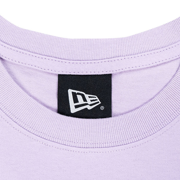 New Era Wordmark Savor The Moment New Era Pearl Pastel Lilac Women Crop Top