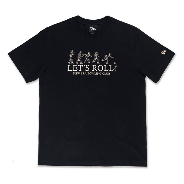 New Era Bowling Club Black Short Sleeve T-Shirt