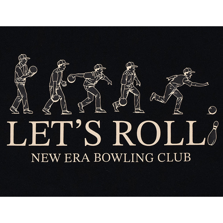 New Era Bowling Club Black Short Sleeve T-Shirt