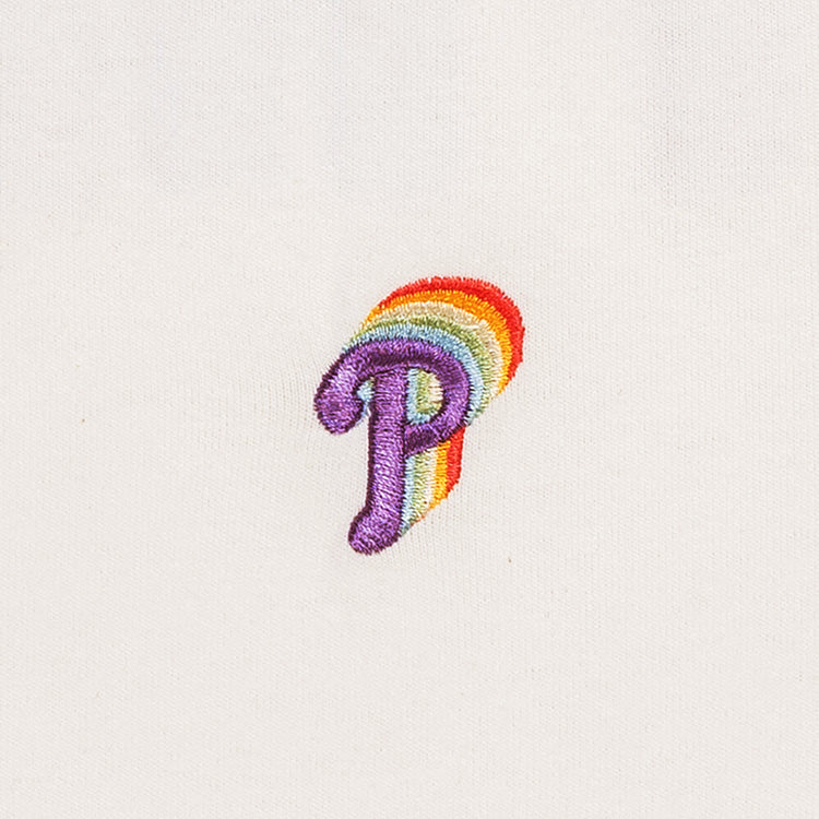 Philadelphia Phillies MLB Light Rainbow Ivory Short Sleeve T-Shirt