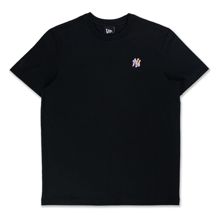 New York Yankees MLB Light Rainbow Black Short Sleeve T-Shirt