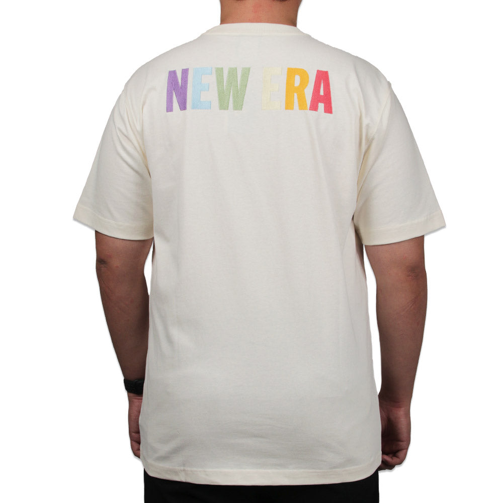 New Era Light Rainbow Ivory Short Sleeve T-Shirt