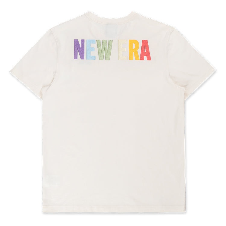 New Era Light Rainbow Ivory Short Sleeve T-Shirt