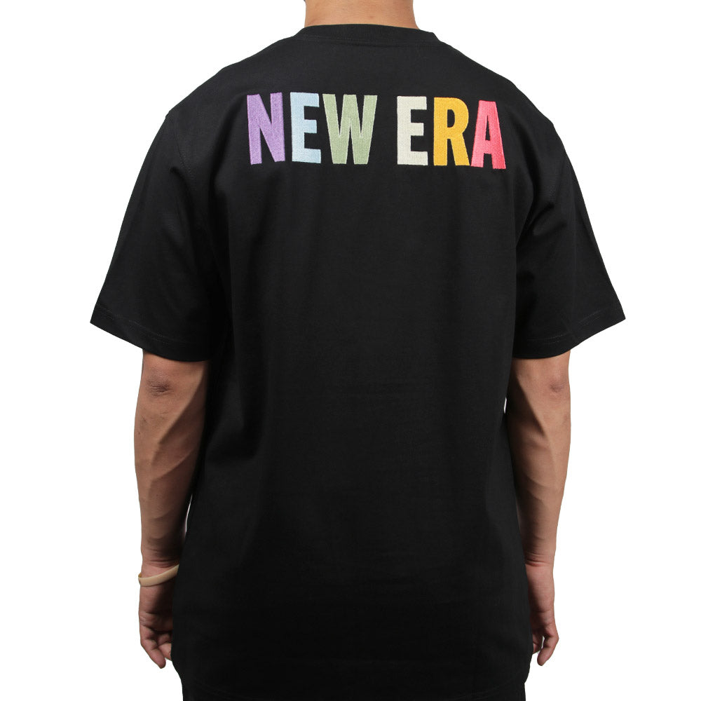 New Era Light Rainbow Black Short Sleeve T-Shirt