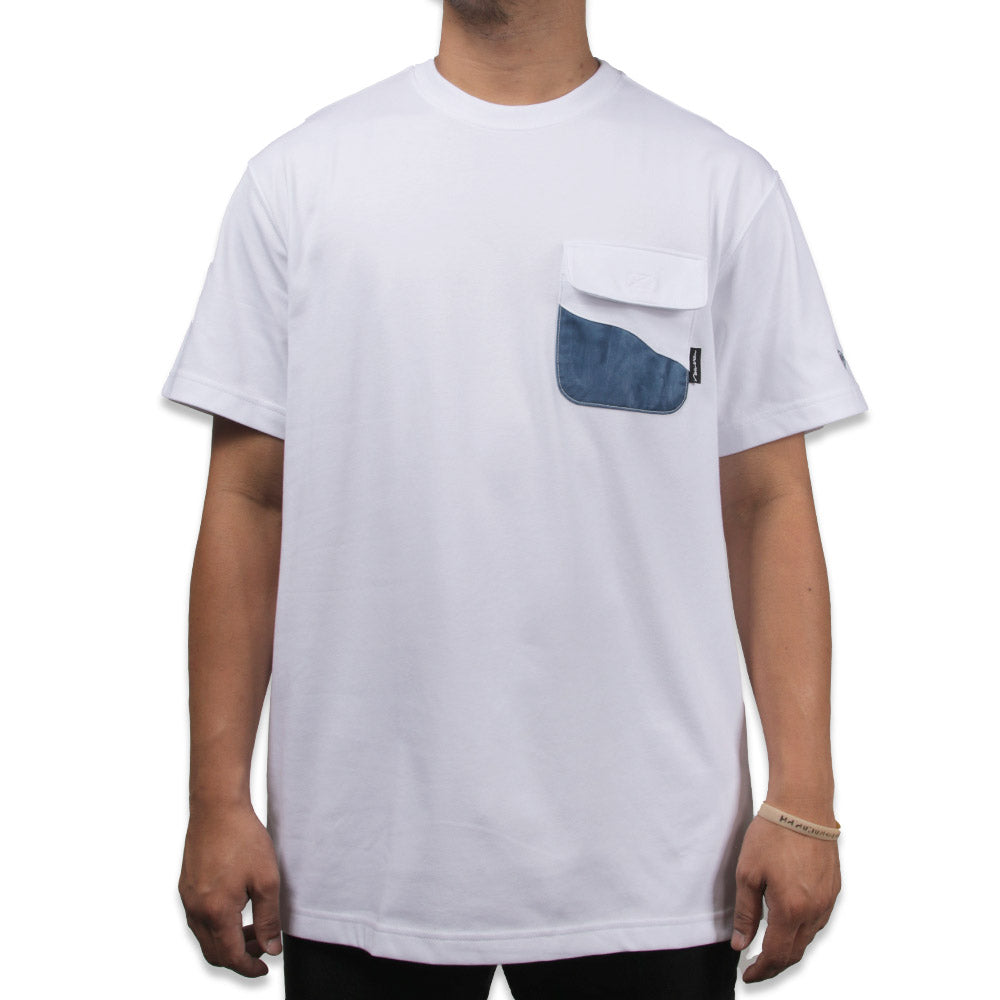 New Era Script Savor the Moment Sea Breeze White Short Sleeve T-Shirt