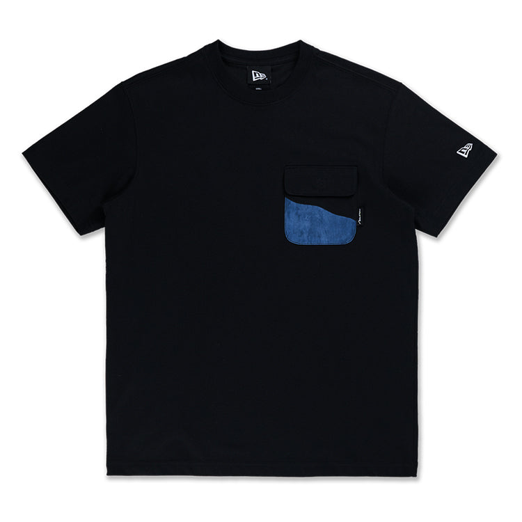 New Era Script Savor the Moment Sea Breeze Black Short Sleeve T-Shirt