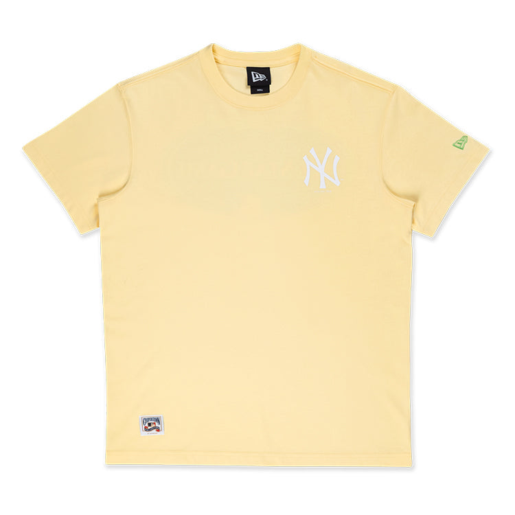 New York Yankees MLB Lemon Tea Baby Yellow Short Sleeve T-Shirt