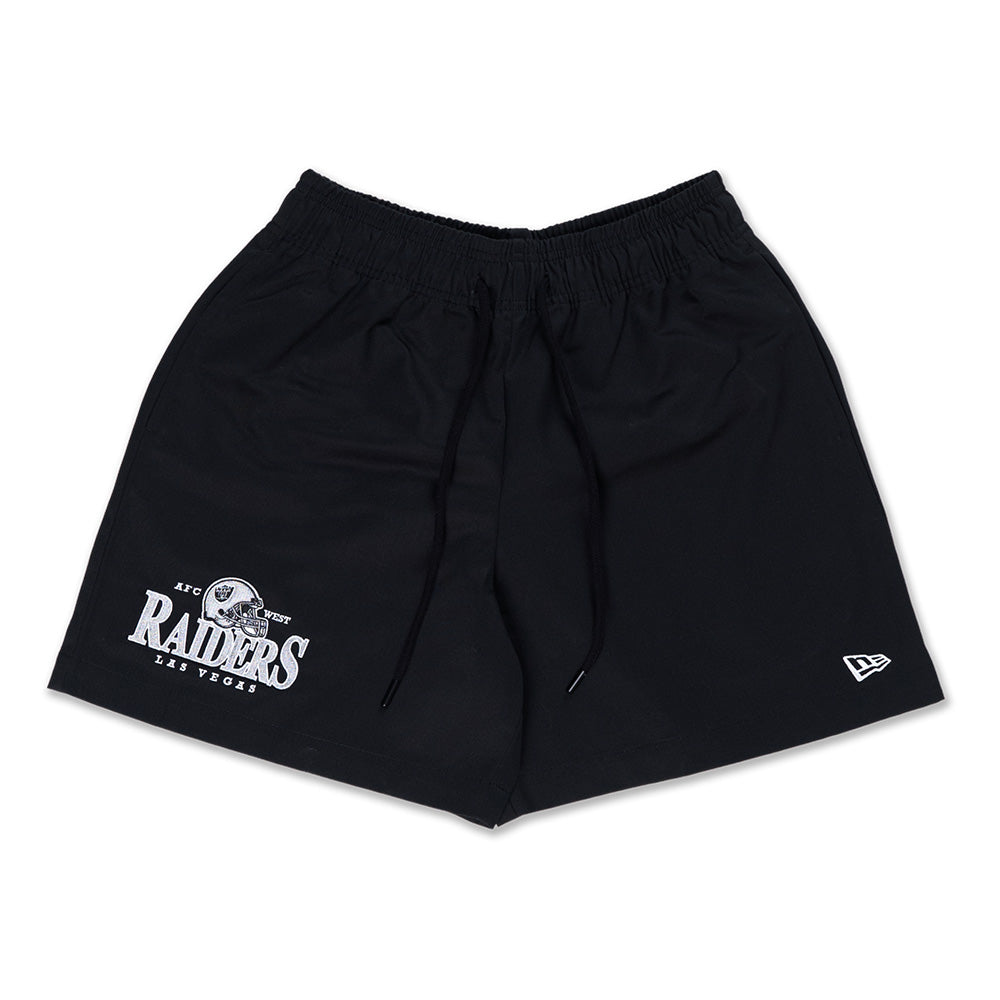 Las Vegas Raiders NFL Helmet Black Shorts