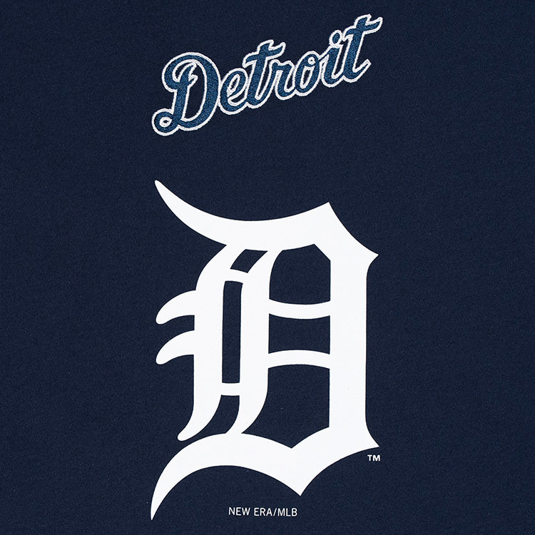 Detroit Tigers MLB Visor Logo Navy Short Sleeve COOLERA T-Shirt