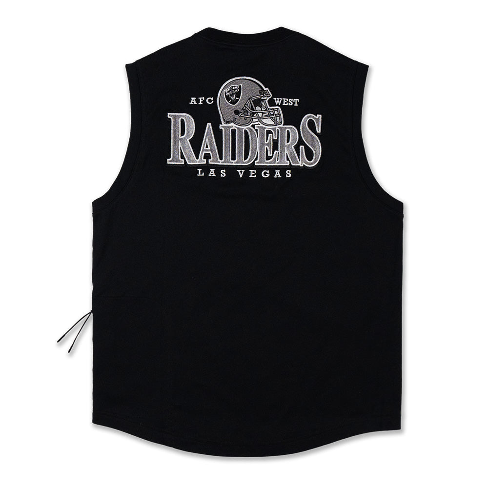 Las Vegas Raiders NFL Helmet Black Muscle Tank Top