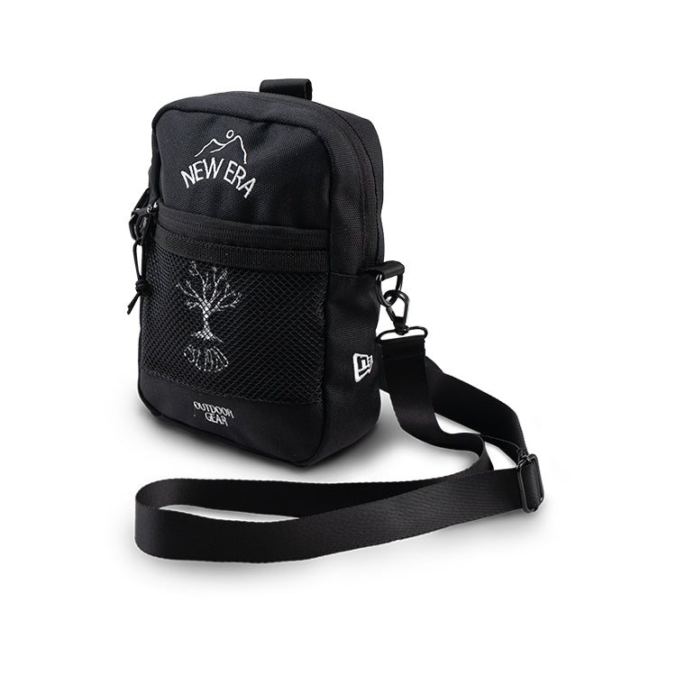 New Era Outdoor Logo Black Shoulder Pouch