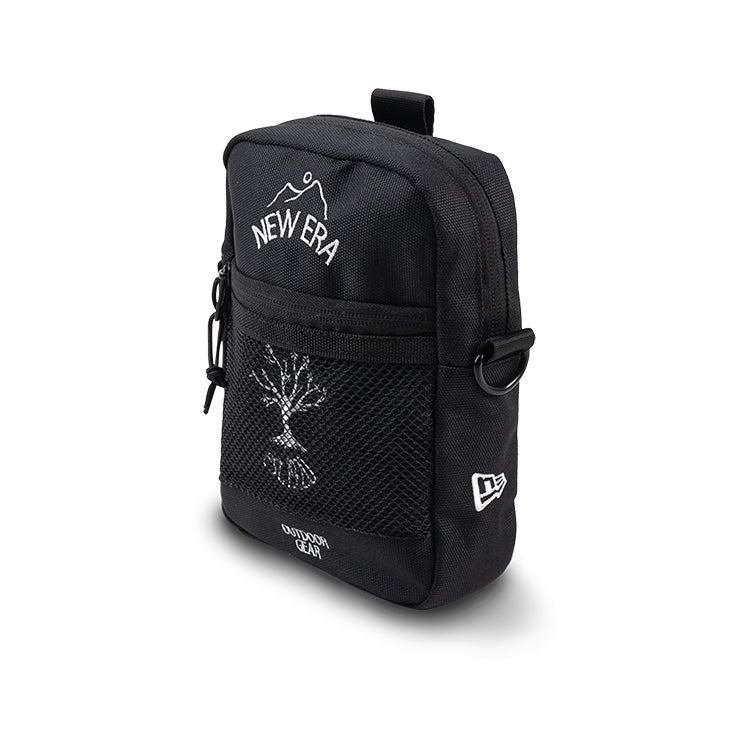 New Era Outdoor Logo Black Shoulder Pouch