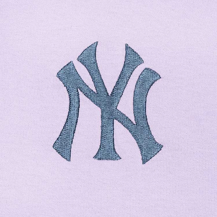 New York Yankees MLB Color Era Pastel Lilac Women Short Sleeve Dress