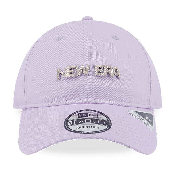 New Era Wordmark Savor The Moment New Era Pearl Pastel Lilac 9TWENTY Small Adjustable Cap