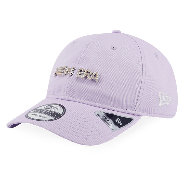 New Era Wordmark Savor The Moment New Era Pearl Pastel Lilac 9TWENTY Small Adjustable Cap