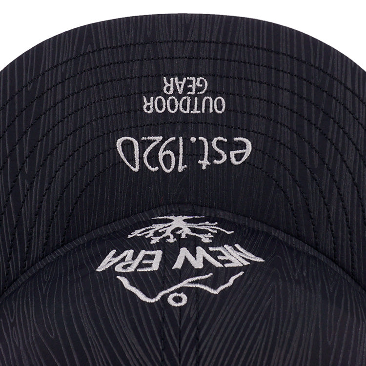 New Era Outdoor Natural Logo Black 9FIFTY Retro Crown Snapback Cap