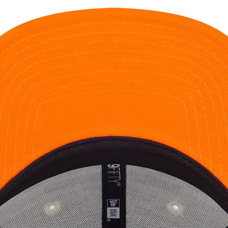 Cincinnati Bengals NFL League Retro Ivory Rush Orange 9FIFTY Pre-Curved Visor Snapback Cap