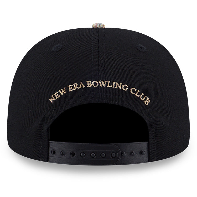 New Era Bowling Club Black on Multi 9FIFTY Adjustable Snapback Cap