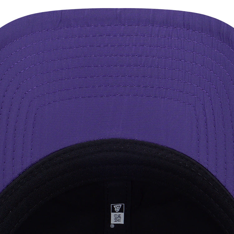 New Era Mountain Logo Outdoor Bold Color Dark Green on Purple 9FORTY Unstructured Cap