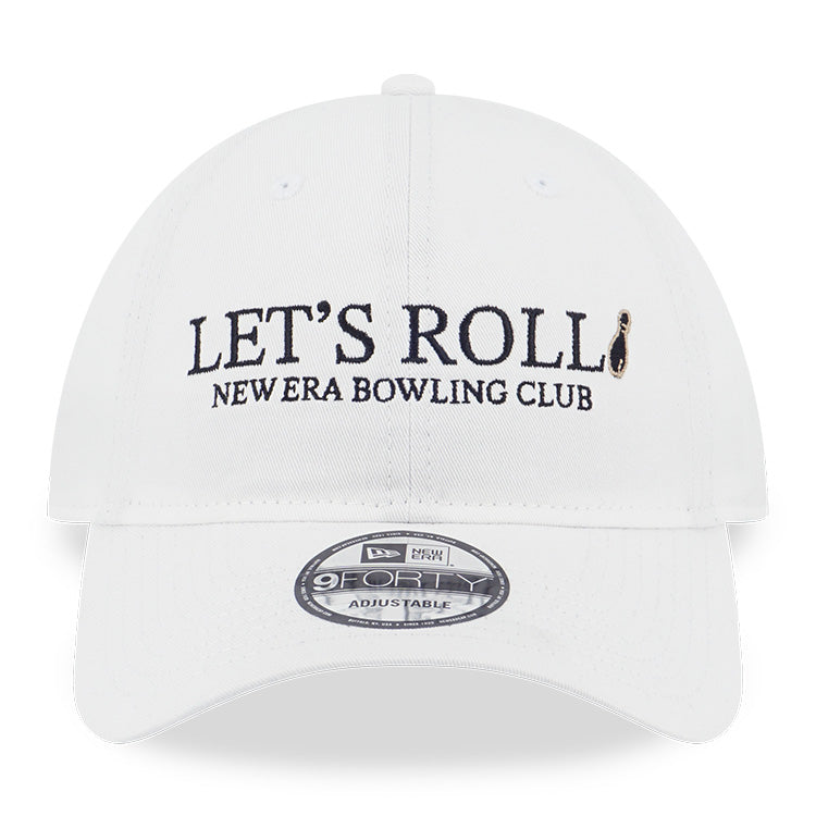 New Era Bowling Club White 9FORTY Unstructured Adjustable Cap