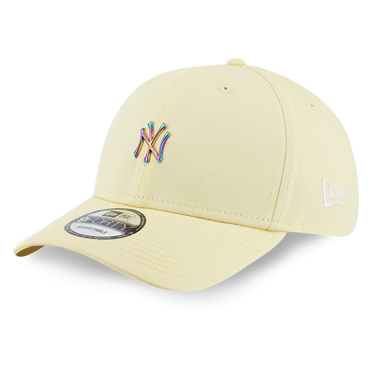 New York Yankees MLB Metal Badge Baby Yellow 9FORTY Adjustable Cap