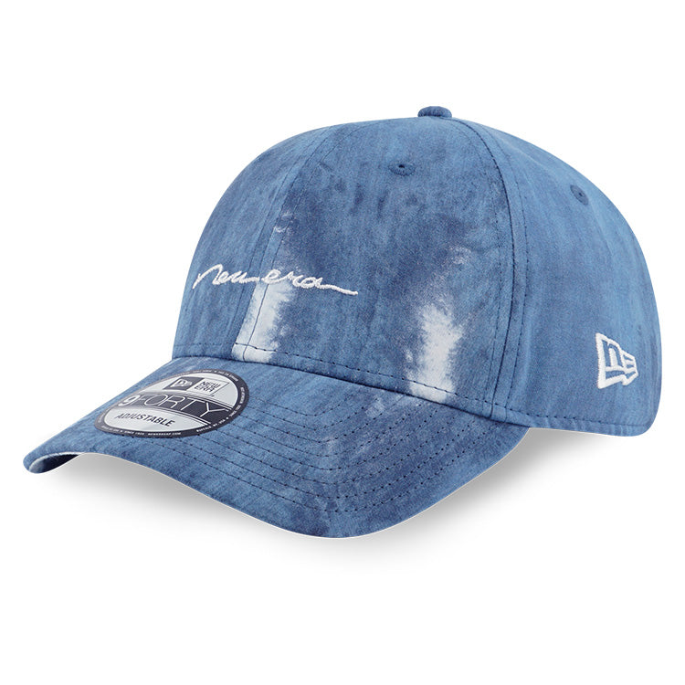 New Era Script Savor the Moment Sea Breeze Blue 9FORTY Adjustable Cap